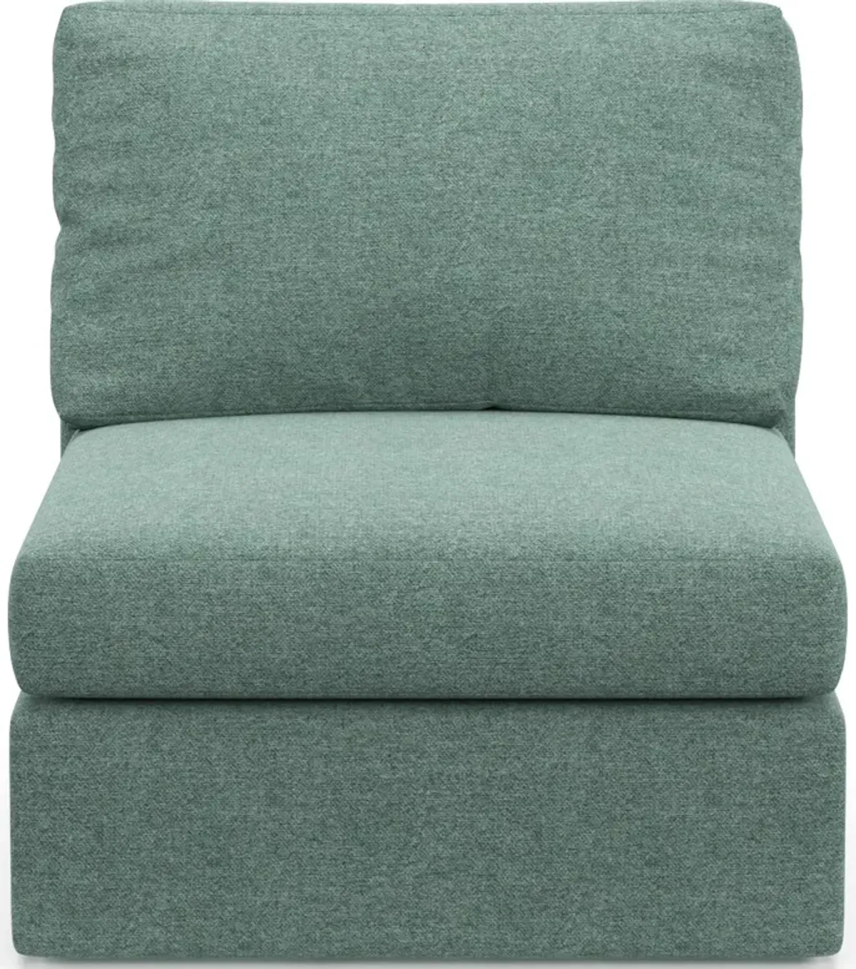 Collin Hybrid Comfort Eco Performance Fabric Armless Chair - Bridger Jade