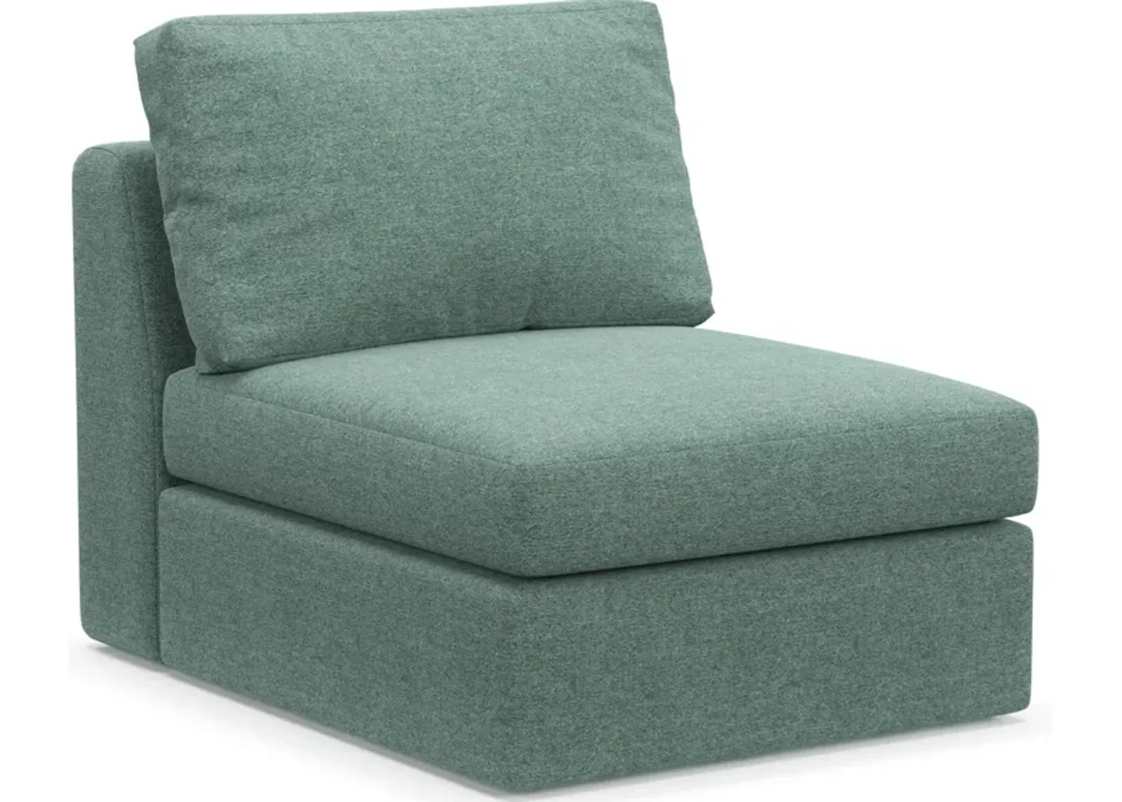 Collin Hybrid Comfort Eco Performance Fabric Armless Chair - Bridger Jade