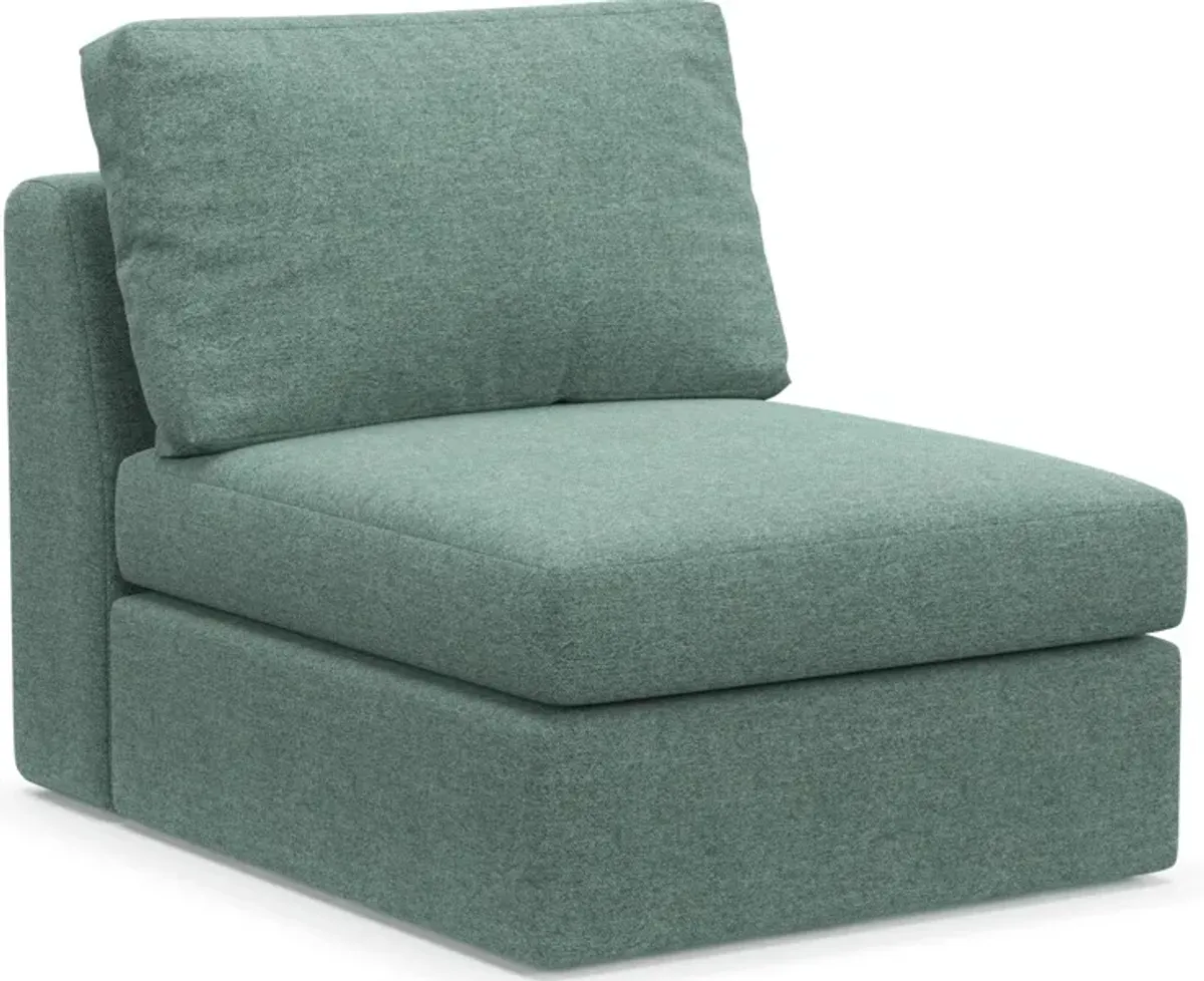 Collin Hybrid Comfort Eco Performance Fabric Armless Chair - Bridger Jade