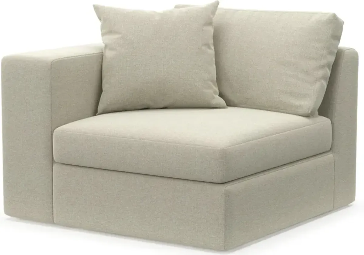 Collin Hybrid Comfort Eco Performance Fabric Left-Facing Chair - Liv Dove