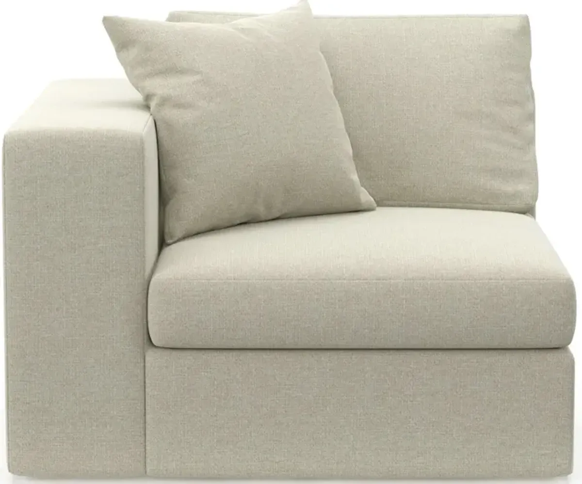 Collin Hybrid Comfort Eco Performance Fabric Left-Facing Chair - Liv Dove