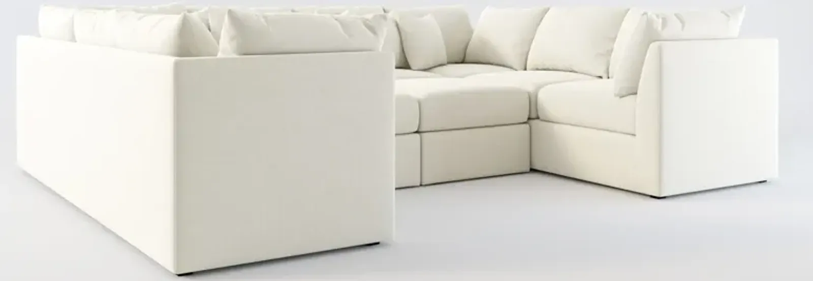 Nest Hybrid Comfort 5-Piece Pit Sectional - Anders Ivory