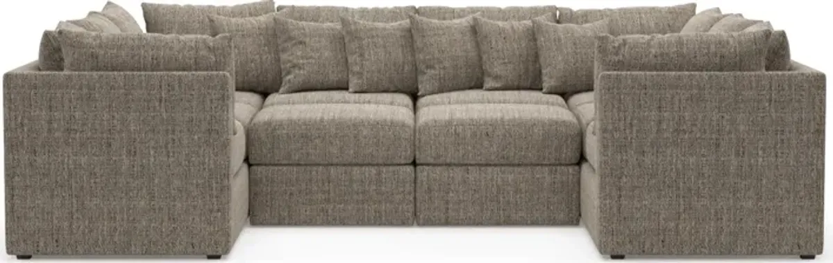 Nest Hybrid Comfort 5-Piece Pit Sectional - Mason Flint