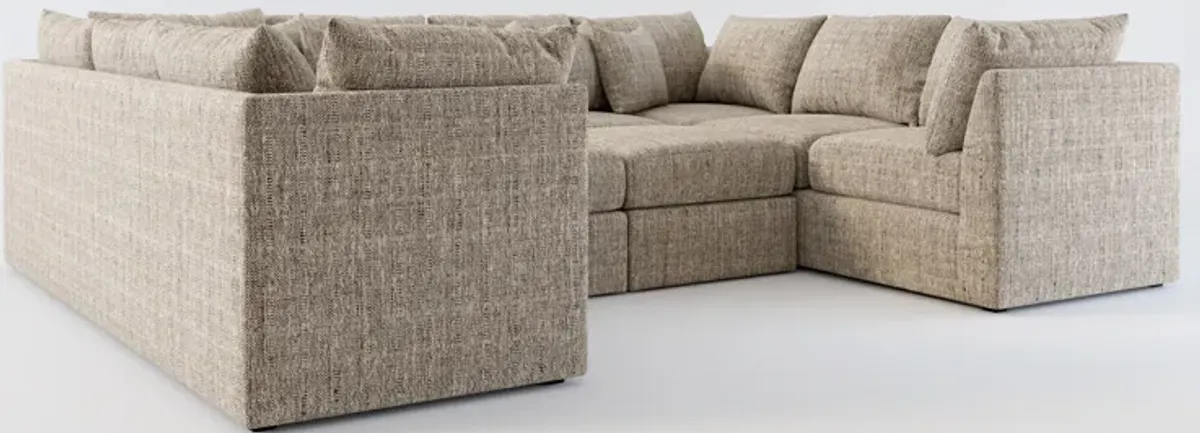 Nest Hybrid Comfort 5-Piece Pit Sectional - Mason Flint