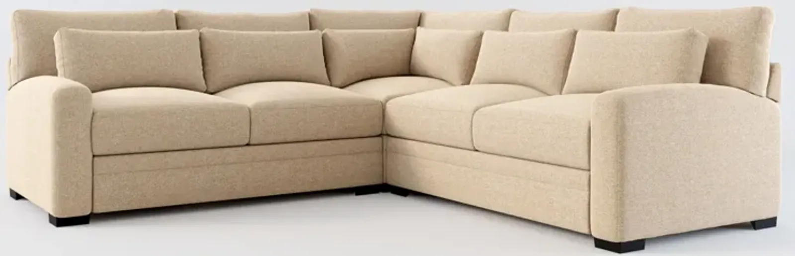 Winston Foam Comfort Eco Perfomance 3-Piece Sectional - Liv Wicker