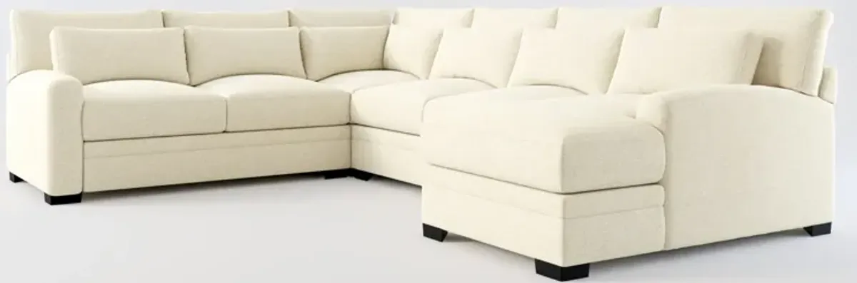 Winston Foam Comfort Eco Performance 4-Piece Sectional - Bridger Shell