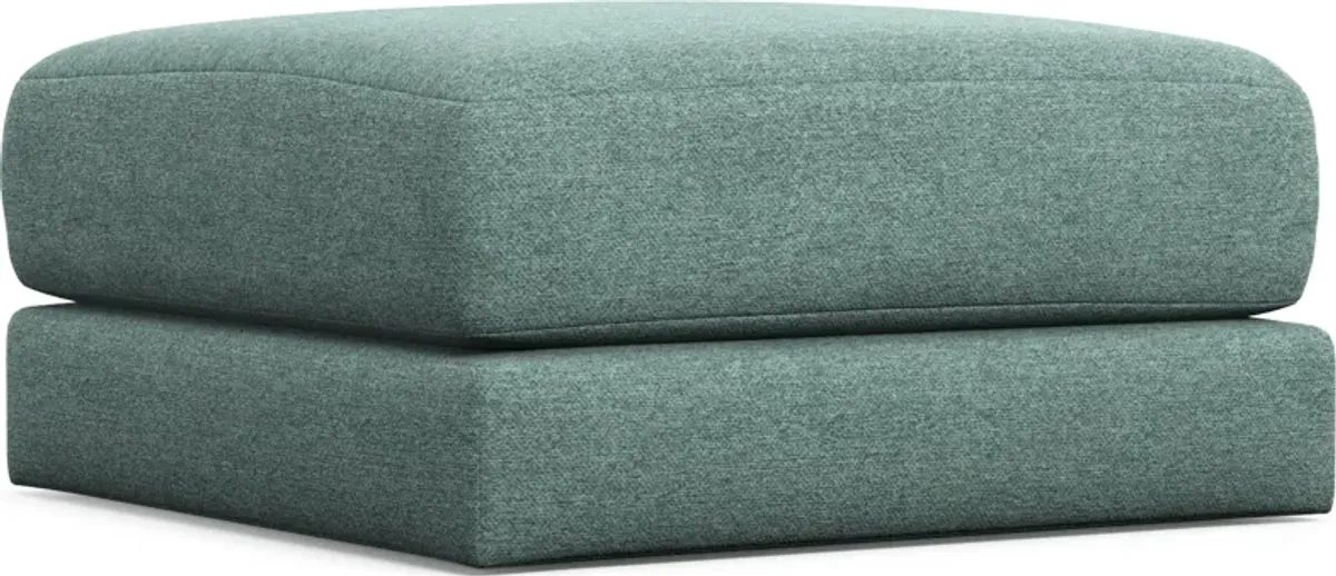 Nest Hybrid Comfort Eco Performance Short Ottoman - Bridger Jade