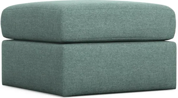 Nest Hybrid Comfort Eco Performance Tall Ottoman - Bridger Jade