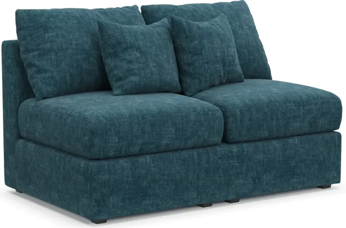 Nest Hybrid Comfort Eco Performance Armless Loveseat - Argo Tropic