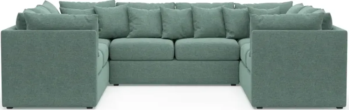 Nest Hybrid Comfort Eco Performance 3-Piece Pit Sectional - Bridger Jade