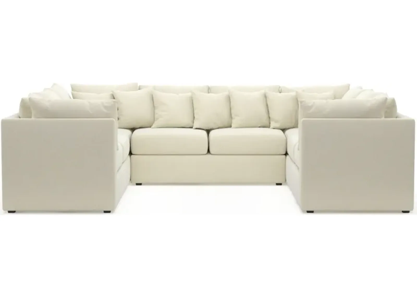 Nest Hybrid Comfort Eco Performance 3-Piece Pit Sectional - Fincher Ivory