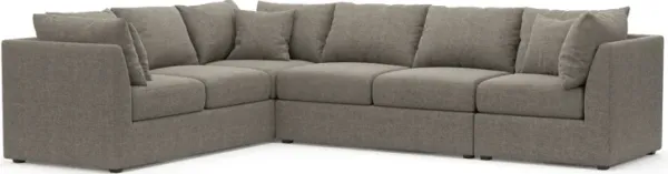 Nest Hybrid Comfort Eco Performance 3-Piece Large Sectional - Bridger Metal