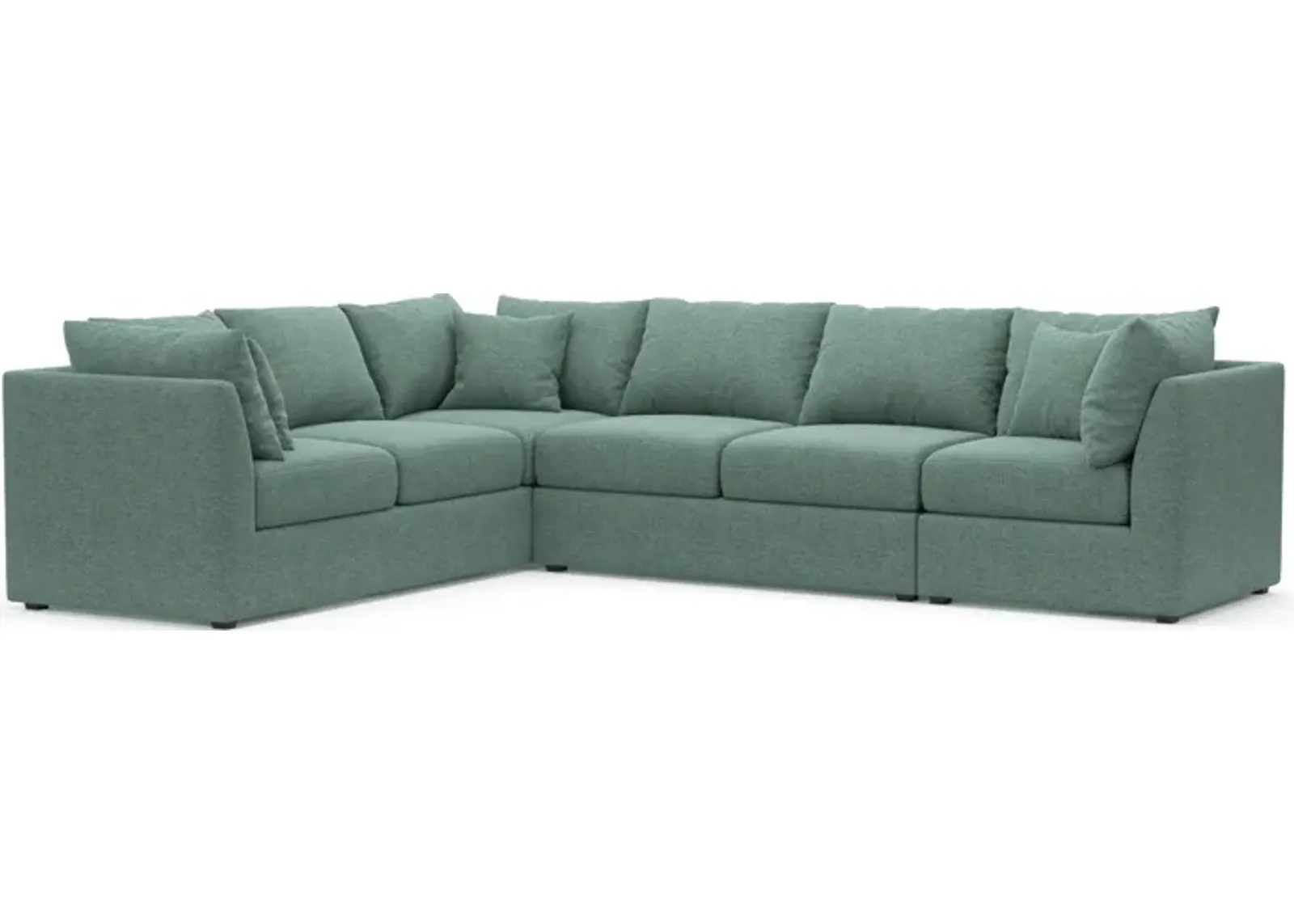 Nest Hybrid Comfort Eco Performance 3-Piece Large Sectional - Bridger Jade