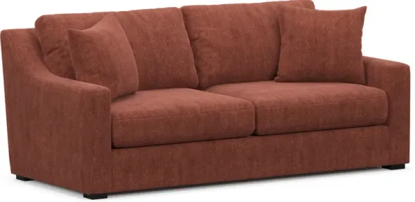Dobson Foam Comfort Sofa - Contessa Paprika