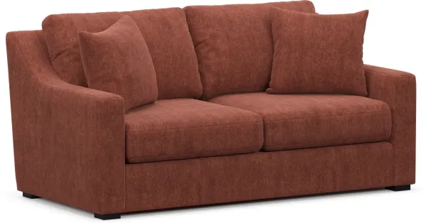 Dobson Foam Comfort Loveseat - Contessa Paprika