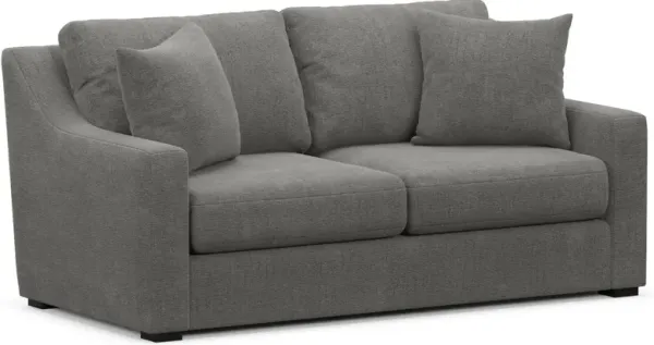 Dobson Foam Comfort Loveseat - Living Large Charcoal