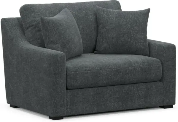 Dobson Foam Comfort Chair and a Half - Contessa Shadow