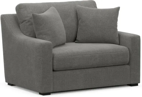 Dobson Foam Comfort Chair and a Half - Living Large Charcoal