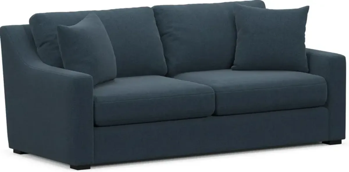Dobson Foam Comfort Sofa - Broderick Indigo