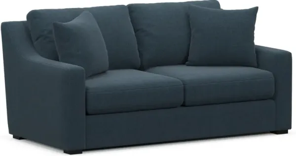Dobson Foam Comfort Loveseat - Broderick Indigo