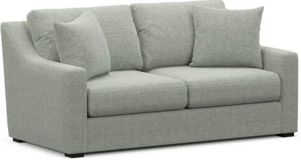 Dobson Foam Comfort Loveseat - Broderick Sea Glass