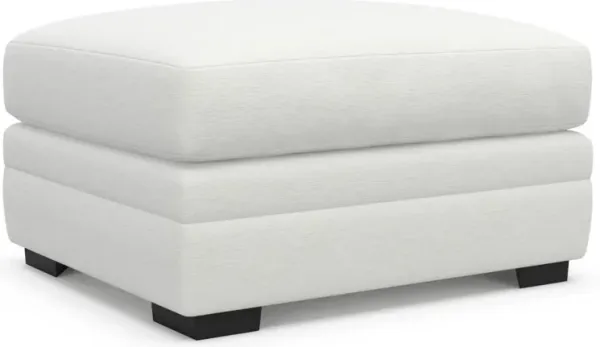 Boston Foam Comfort Ottoman - Contessa Vanilla