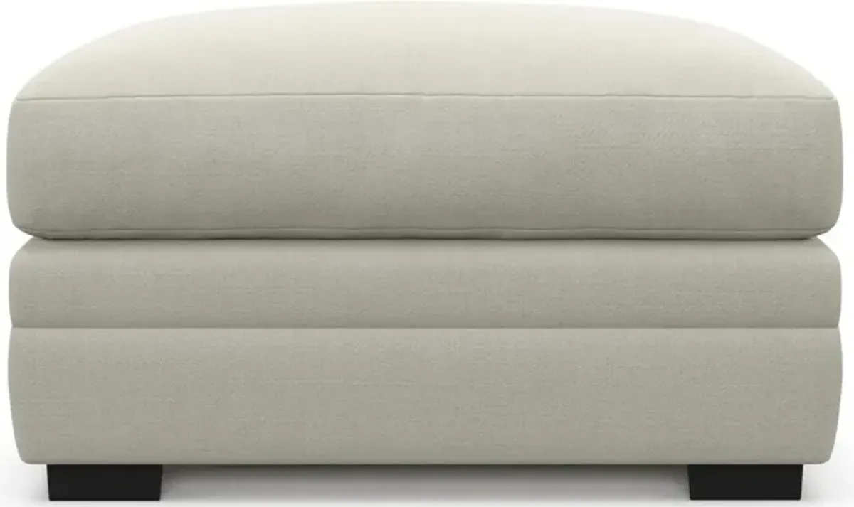Boston Foam Comfort Ottoman - Anders Ivory