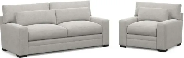 Boston Foam Comfort 2 Pc. Living Room - Burmese Granite