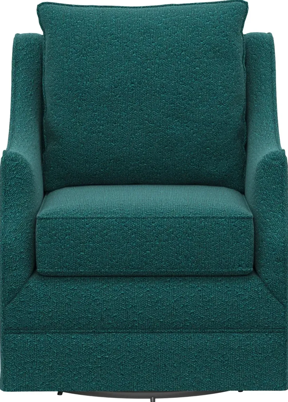 Mara Accent Swivel Chair - Bloke Peacock