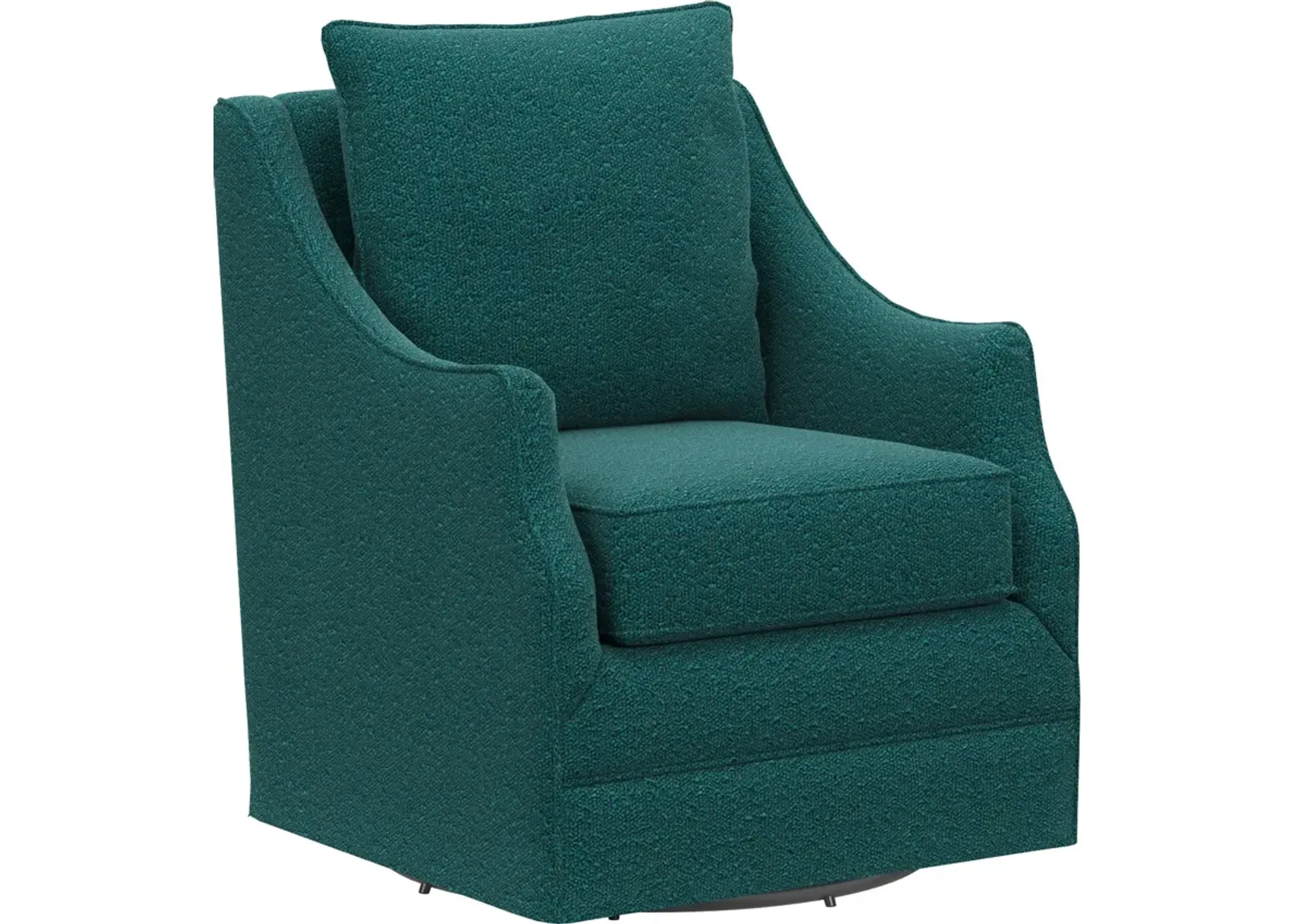 Mara Accent Swivel Chair - Bloke Peacock