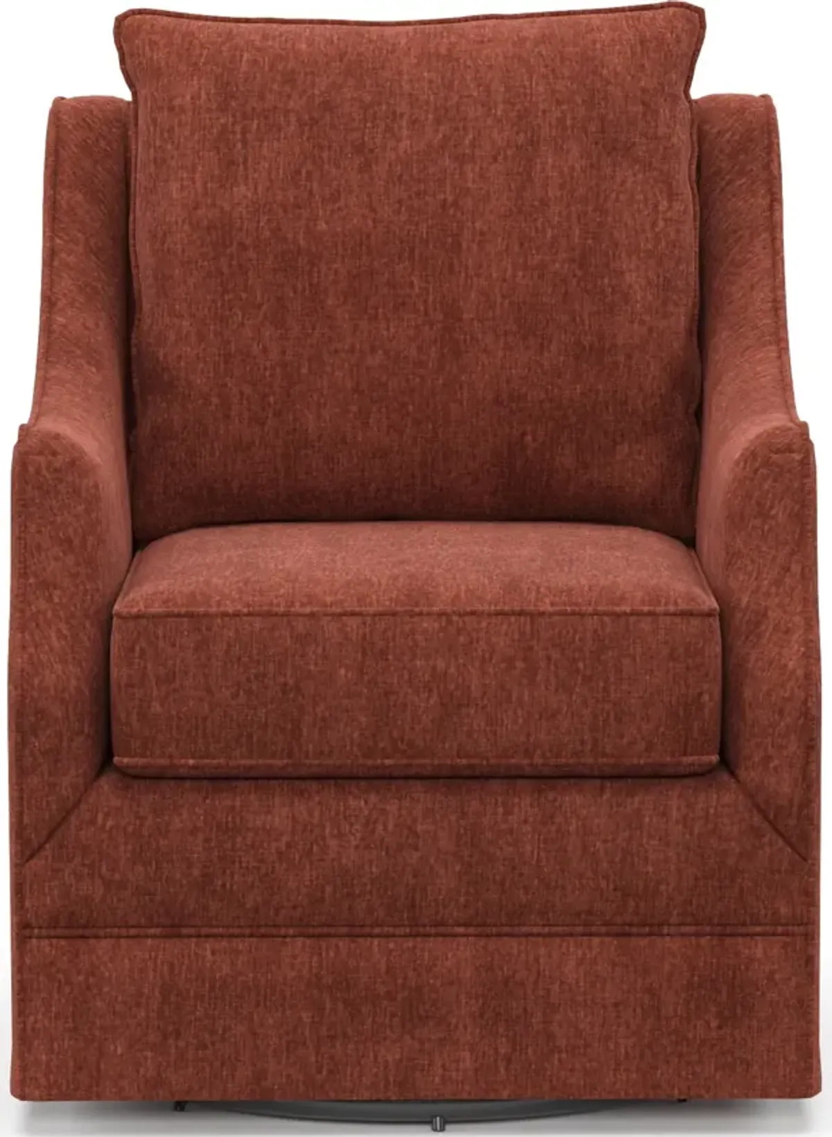 Mara Accent Swivel Chair - Contessa Paprika