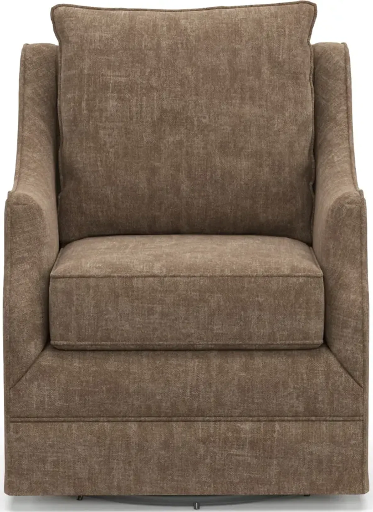 Mara Eco Performance Fabric Accent Swivel Chair - Argo Java