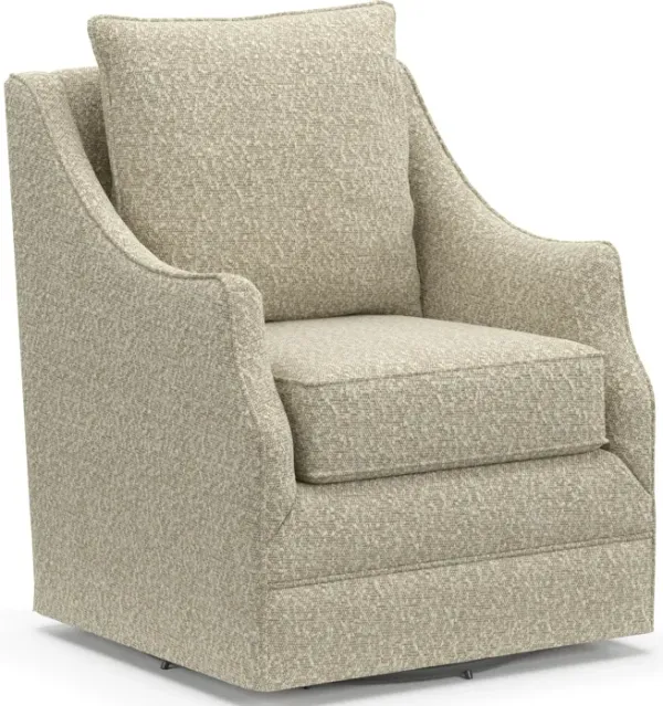 Mara Accent Swivel Chair - Bloke Cotton