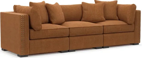 Abington Foam Comfort 3-Piece Sofa - Contessa Ginger