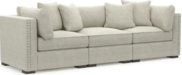 Abington 3-Piece Foam Comfort Sofa - Merino Chalk