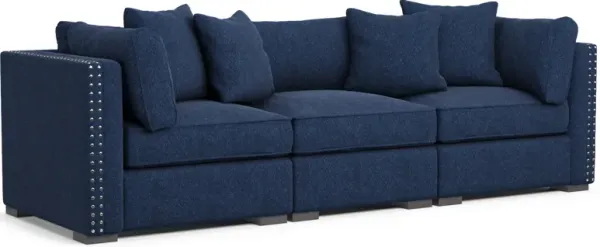 Abington Foam Comfort 3-Piece Sofa - Oslo Navy