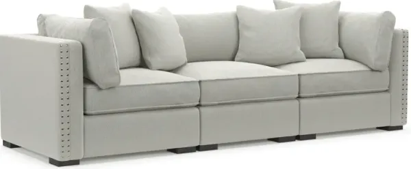 Abington Foam Comfort 3-Piece Sofa - Oslo Snow
