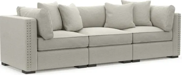 Abington Foam Comfort 3-Piece Sofa - Everton Grey