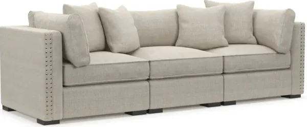 Abington Foam Comfort 3-Piece Sofa - Mason Porcelain