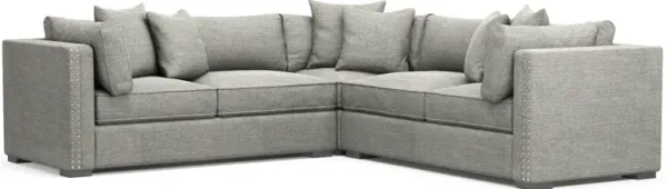 Abington Foam Comfort 3-Piece Sectional - Pandora Pepper