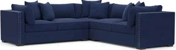 Abington Foam Comfort 3-Piece Sectional - Abington Indigo