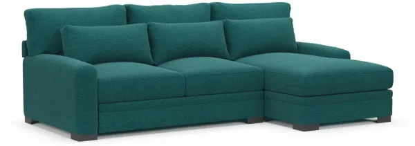 Boston Foam Comfort Sectional - Bloke Peacock