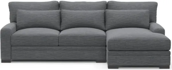 Boston Foam Comfort Sectional - Dudley Indigo