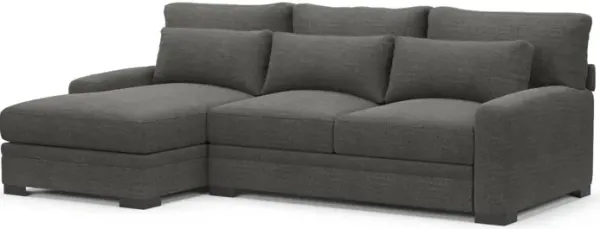 Boston Foam Comfort Sectional - Curious Charcoal