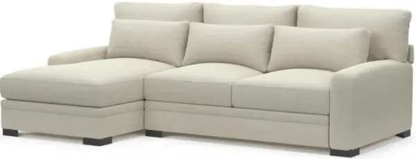 Boston Foam Comfort Sectional - Curious Pearl