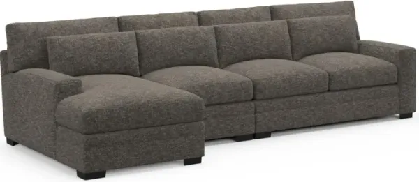 Boston Foam Comfort Sectional - M Walnut