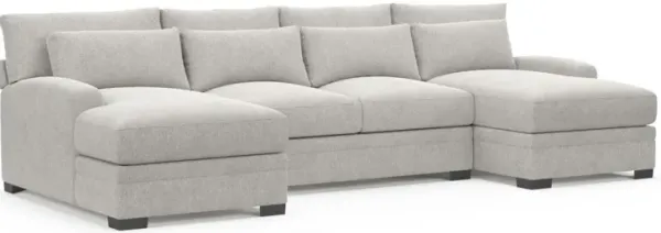 Boston Foam Comfort Sectional - Burmese Granite