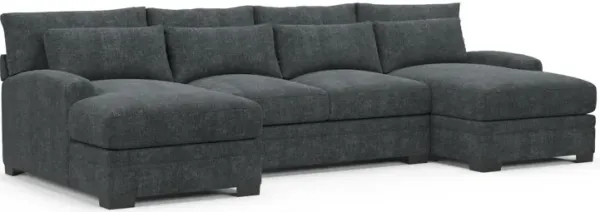 Boston Foam Comfort Sectional - Contessa Shadow