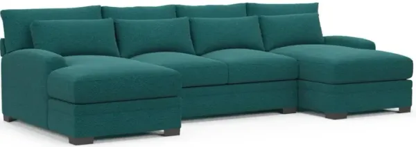 Boston Foam Comfort Sectional - Bloke Peacock