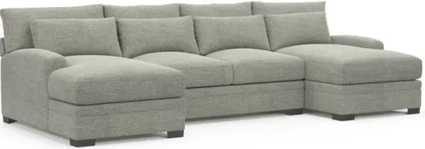 Boston Foam Comfort Sectional - Pandora Pepper